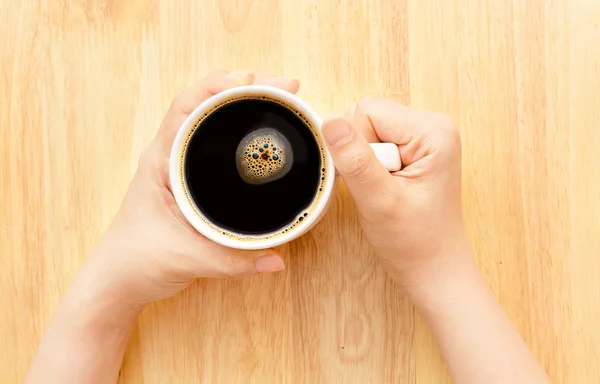 Taza de café de mano —  Fotos de Stock