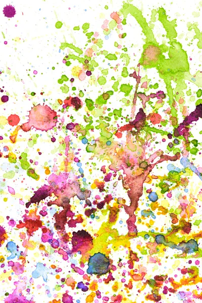 Colorato vivido colore dell'acqua spruzzi di sfondo — Foto Stock