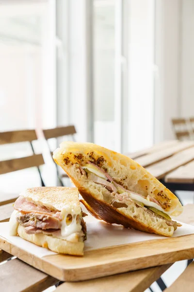 Jambon fromage sandwich cubain — Photo