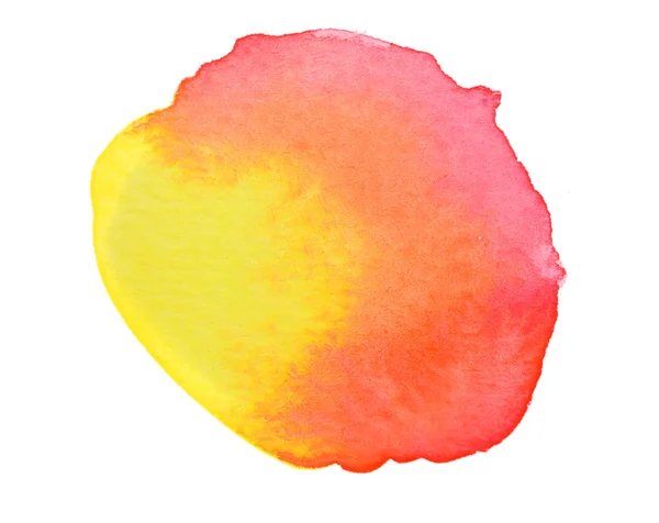 Canlı sıcak kırmızı turuncu sarı suluboya arka plan — Stok fotoğraf