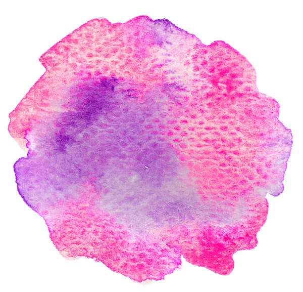 Espace de copie entre le fond de l'aquarelle rose violet — Photo