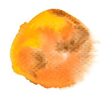 Kahverengi turuncu sarı su renk arka plan