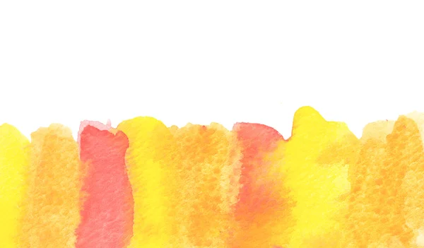 Копирование пространства между коричнево-оранжевый желтый цвет акварели фон — стоковое фото