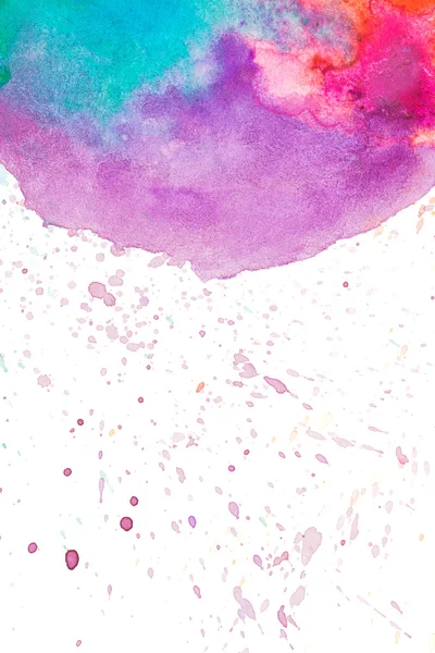 Bunt abstrakt blau rosa violett Aquarell Hintergrund — Stockfoto
