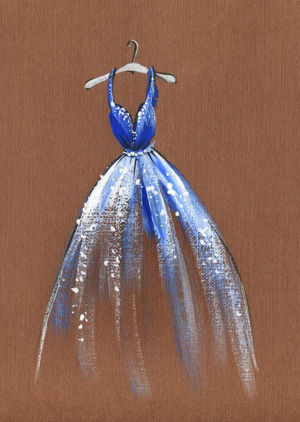 Elegante vrouw jurk — Stockfoto