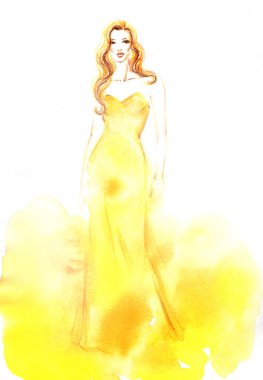 Kadın portre. güzel yüzüm. Makyaj