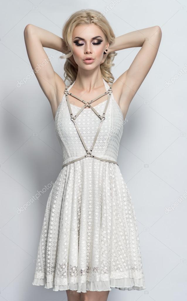 beautiful white dress
