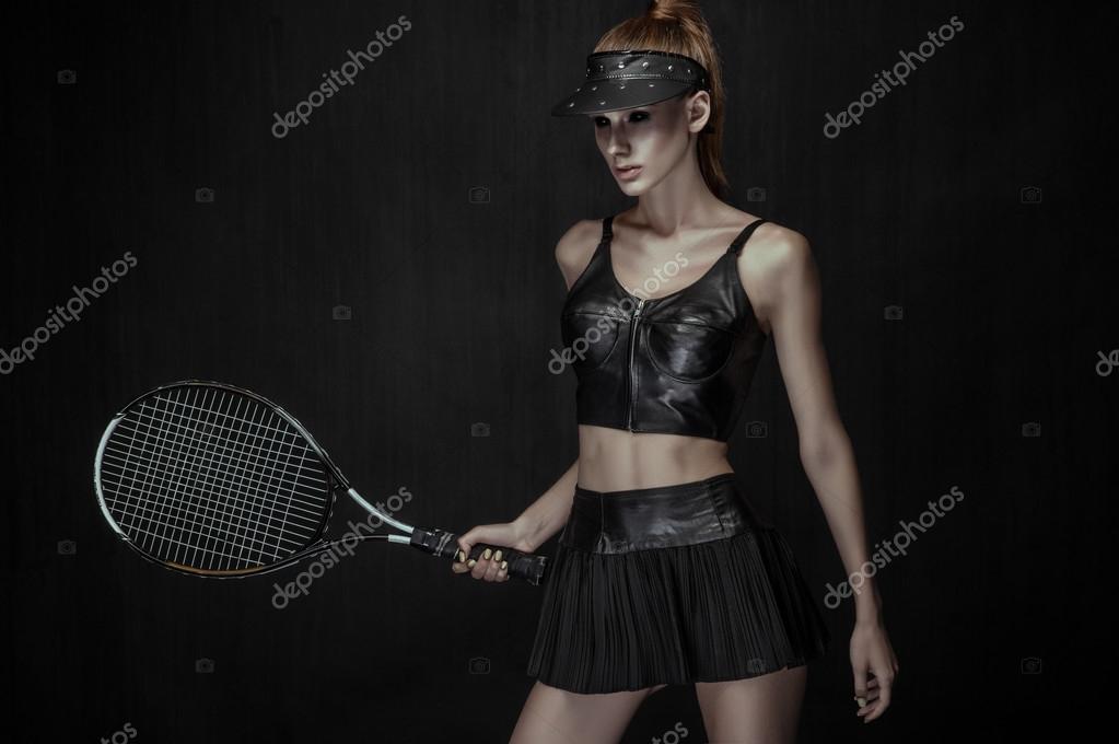 Sexy tennis player girl Stock Photo by ©FlexDreams 104966334