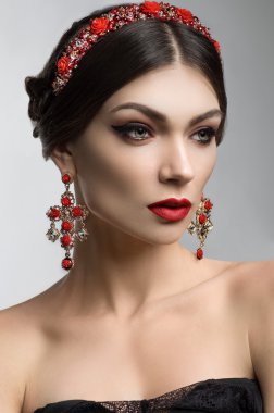 güzel kadın portre kadar yakın