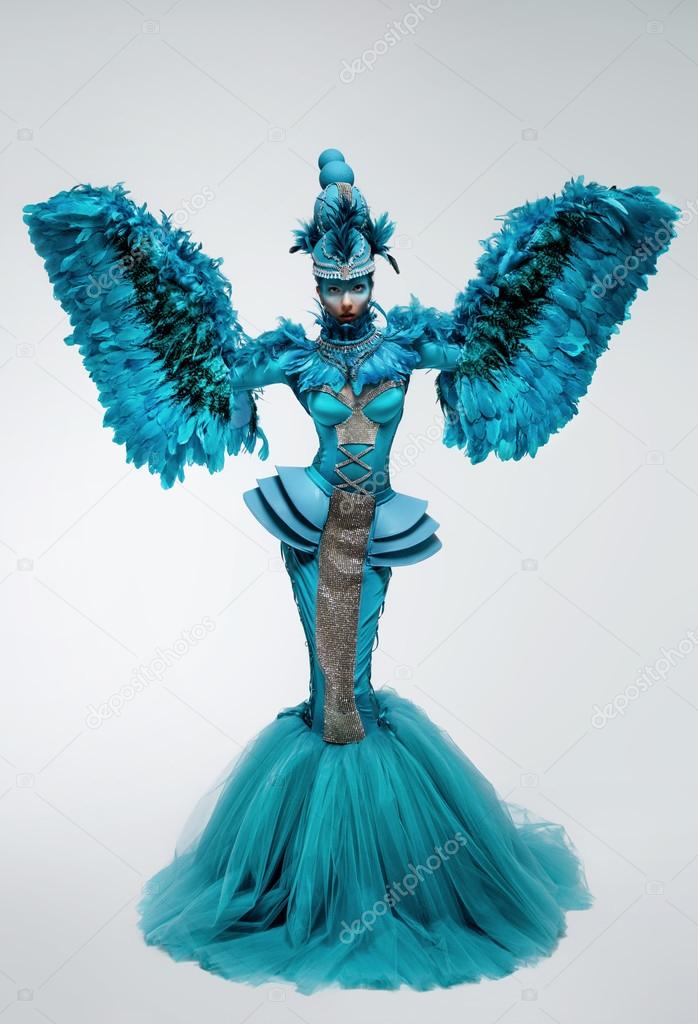 woman in fantasy costume