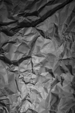 siyah buruşuk kağıt