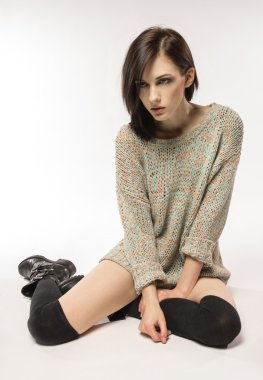 Moda kadın modeli Studio