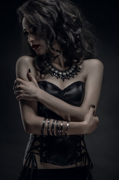 Portrait of gothic woman