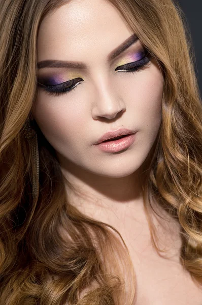 Model with bright makeup — Stock Photo, Image