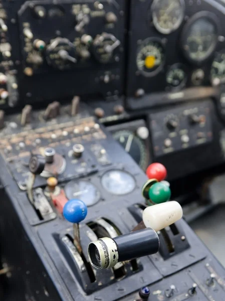 Flugzeugcockpit — Stockfoto