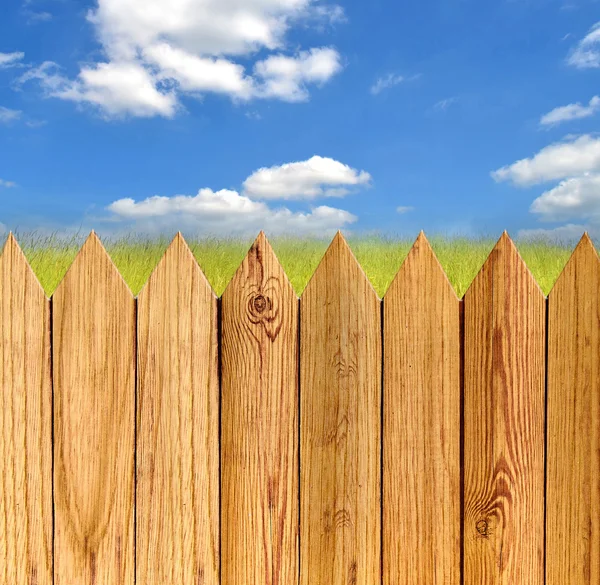 Wooden fence — Stock Photo, Image