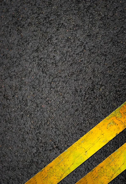 Línea de asfalto — Foto de Stock