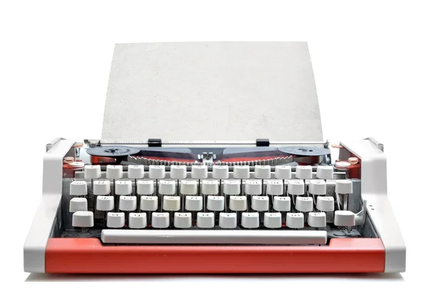 Typewriter on white background — Stock Photo, Image