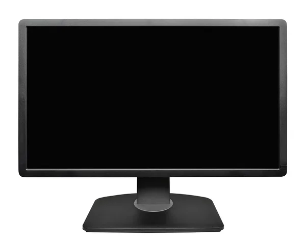 Monitor komputerowy na białym tle — Zdjęcie stockowe
