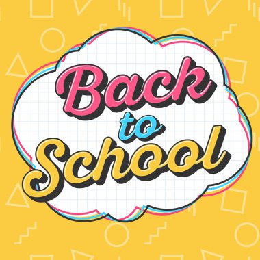 Okula, eğitime, vektör illüstrasyonuna 