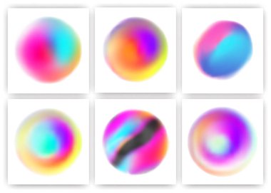 sıvı şekiller, pankartlar, vektör illüstrasyonu 