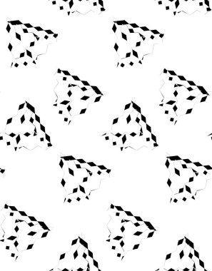 soyut dikişsiz desen, vektör illüstrasyonu 