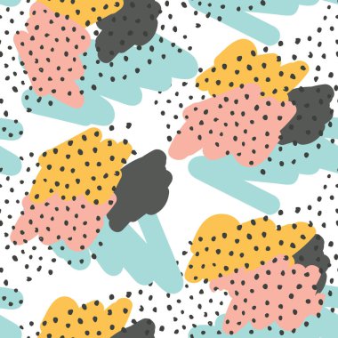 soyut dikişsiz desen, vektör illüstrasyonu 