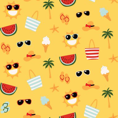 Kusursuz desen, vektör illüstrasyonu 