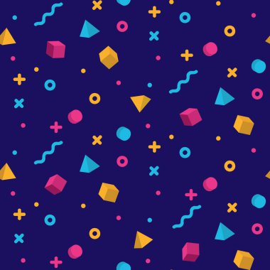 soyut dikişsiz desen, vektör illüstrasyonu 