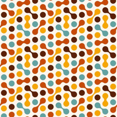 soyut dikişsiz desen, vektör illüstrasyonu 