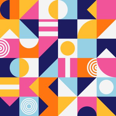 soyut dikişsiz desen, vektör illüstrasyonu 