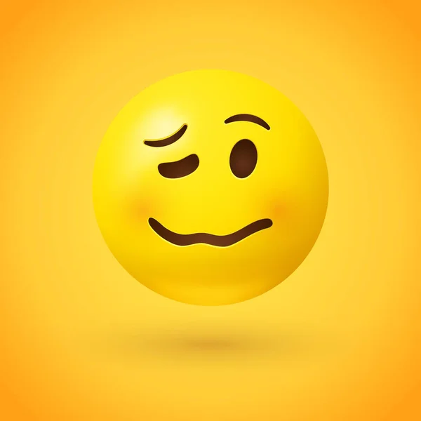 Emoji Πρόσωπο Διανυσματική Απεικόνιση — Διανυσματικό Αρχείο