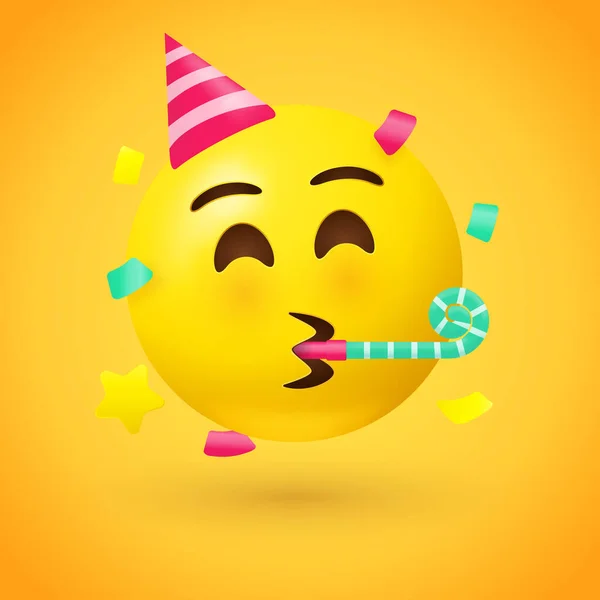 Emoji Vacanza Viso Illustrazione Vettoriale — Vettoriale Stock
