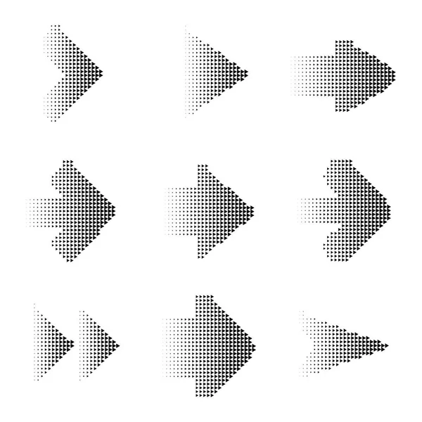 Abstrakt Geometriskt Mönster Med Pilar Vektorillustration — Stock vektor