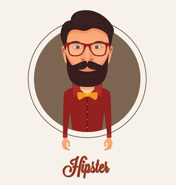 Ilustração Vetor Hipster Label — Vetor de Stock