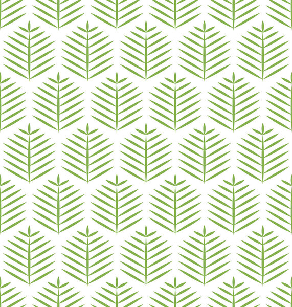 seamless  pattern with leaves, vector illustration 