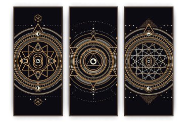 Etnik bayraklar belirlendi, vektör illüstrasyonu 