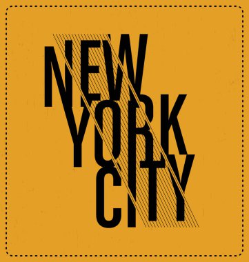 Vektör çizimi. New York Şehri