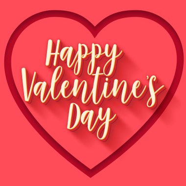 Sevgililer günün kutlu olsun. Vektör illüstrasyonu.  