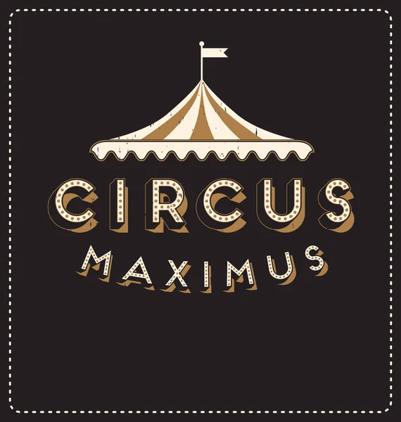 Vektorillustration Zirkus Maximus — Stockvektor