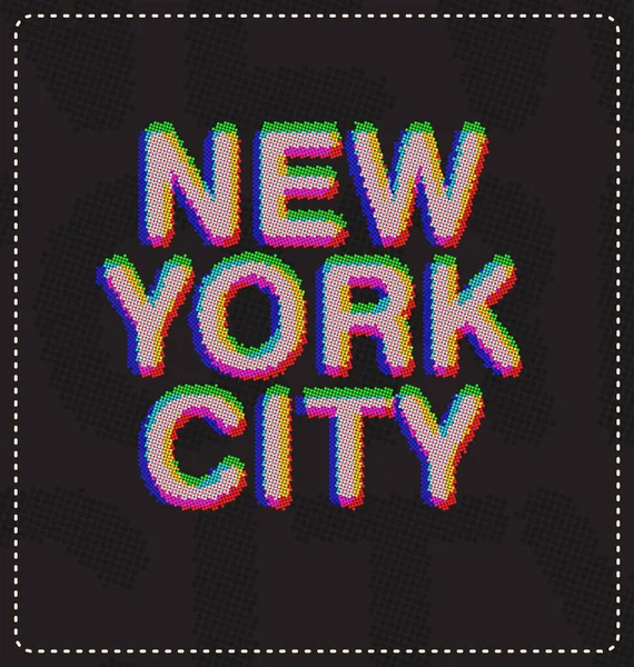 矢量图解 New York City — 图库矢量图片