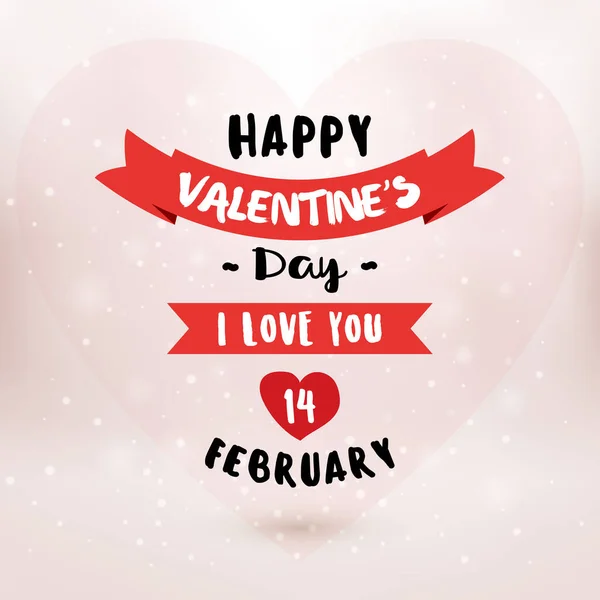Happy Valentine Day Design Illustration Vectorielle — Image vectorielle