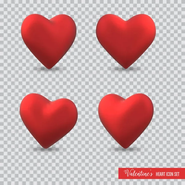 Happy Valentine Day Pattern Hearts Vector Illustration — Stock Vector