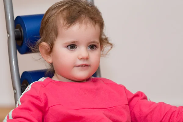 Feliz niña linda — Foto de Stock