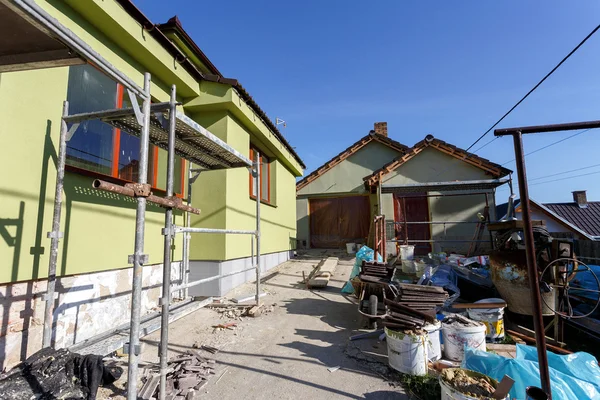 Construction or repair of the rural house — Stock Photo, Image