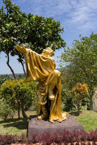 Fat monk statue in complex Pagoda Ekayana — Stock Photo, Image