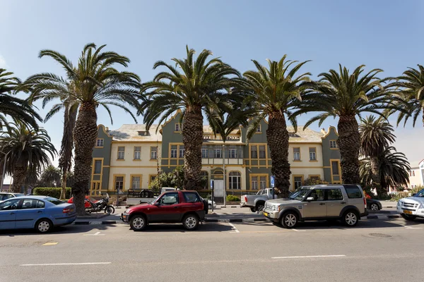 Colonial German architecture in Swakopmund — Stock Photo, Image