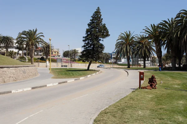 Street in Swakopmund citz, Namibia — Stock Photo, Image