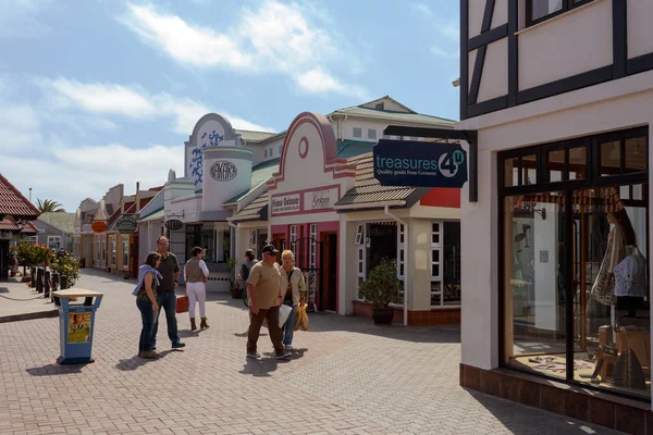 Street in Swakopmund citz, Namibia — Stock Photo, Image