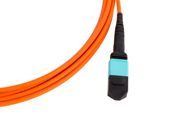 fiber optic MTP (MPO) pigtail, patchcord connectors clipart